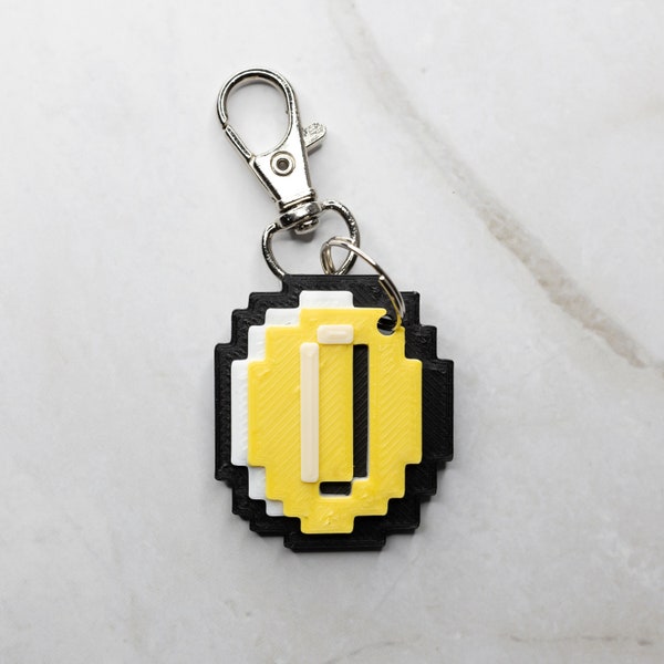 Coin Keychain - 8 bit Retro Gamer