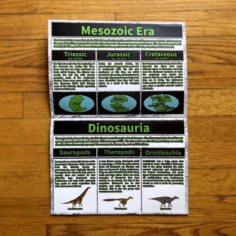 Bonus dinosaur lesson page included in the 2027 wall calendar
