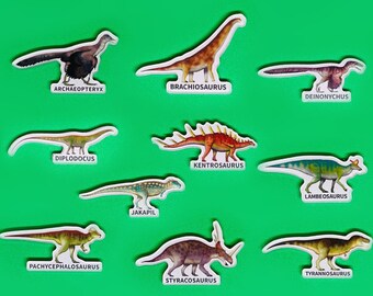 Realistische Dinosaurier Magnete