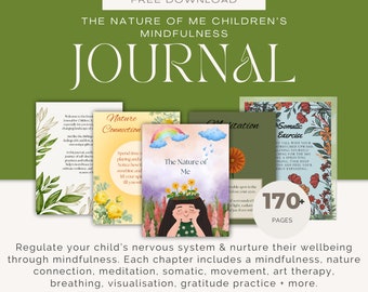 Childrens Mindfulness Journal, Regulation, Positive Affirmations, Mega Bundle, Mindfulness for Children, Emotional Wellbeing, Workbook