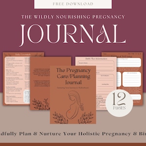 Pregnancy Journal Baby Shower Pregnancy Planner Expecting Mom Gift Pregnancy Diary Mental Health Memory Book