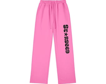 Starseed Träningsbyxor, Cosmic Girl vida loungebyxor, 100 % bomull, streetwear