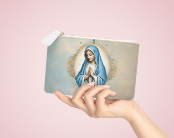 Holy Mary Rosary purse/ case/small clutch