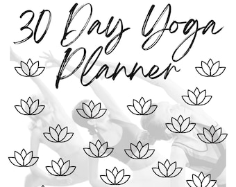 30 Day Yoga Planner