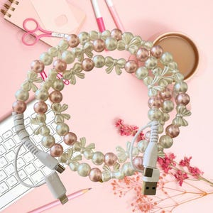 Beaded Fancy 4-i-1 iPhone/typ C telefonladdare