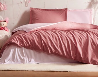 Bed linen 200x220 cotton %100 duvet cover set pillowcases 50x70 4-piece Mercan