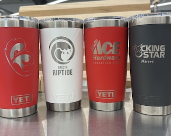 20oz Custom Engraved Yeti Rambler, Yeti Tumbler Personalized