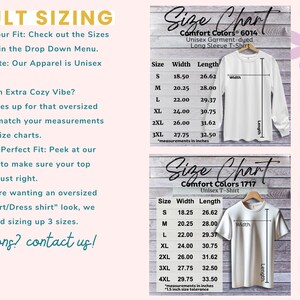 Size Charts