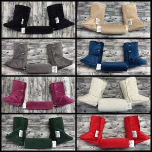 Cubrebotas para pie zambo, gamuza y forro polar, cálidas, duraderas, lavables, se adaptan a todo tipo de ortesis y ofrecen múltiples colores. Descripción de la reseña.