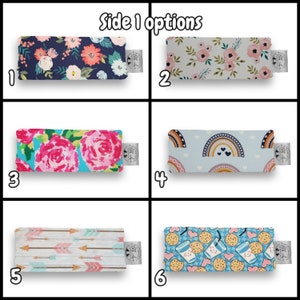 Funda personalizada para barra de pie zambo para niña + nombre bordado + relleno de 2,5 cm