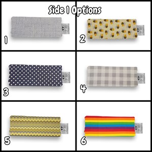 Funda personalizada para barra de pie zambo, sin género, con nombre bordado y acolchado de 2,5 cm.