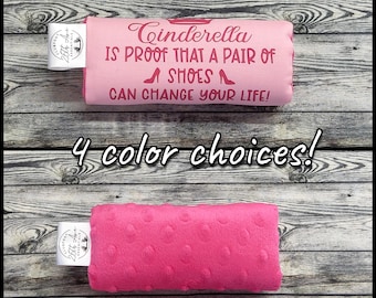 Clubfoot Bar Cover Princess boots quote & minky, reversible, half inch padding, fits any brace type, washable, durable, your color choice