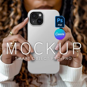 iPhone 15 Case Mockup, Tough Case Mockup, PSD Mockup, Canva Phone Mockup, Mockup für iPhone, Diverse Mockup, Smart Objekt Layer