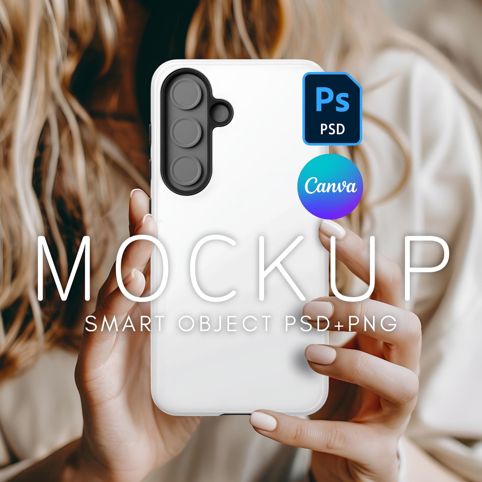 Samsung S25 Case Mockup, Printify Tough Case Mockup, PSD Mockup, Canva Phone Mockup, Mockup for Samsung, Smart Object Layer, Printify Mockup