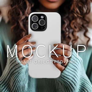 iPhone 16 Pro Max Hülle Mockup, Printify Tough Case Mockup, PSD Mockup, Canva Phone Mockup, diverses Mockup, Smart Objekt Layer