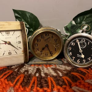 Westclox Traveling Alarm Clock - Etsy