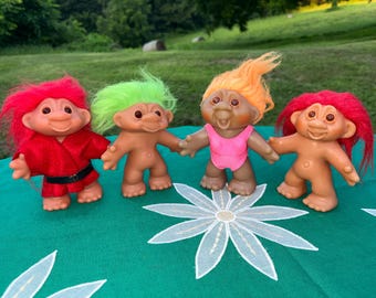 1986 Thomas Dam trolls Vintage Original 80’s collectible toys 1980’s 1990’s nostalgic gift decor GenX Millenial nostalgia troll collector