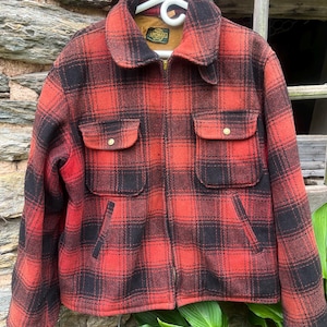 Woolrich Buffalo Plaid Jacket - Etsy