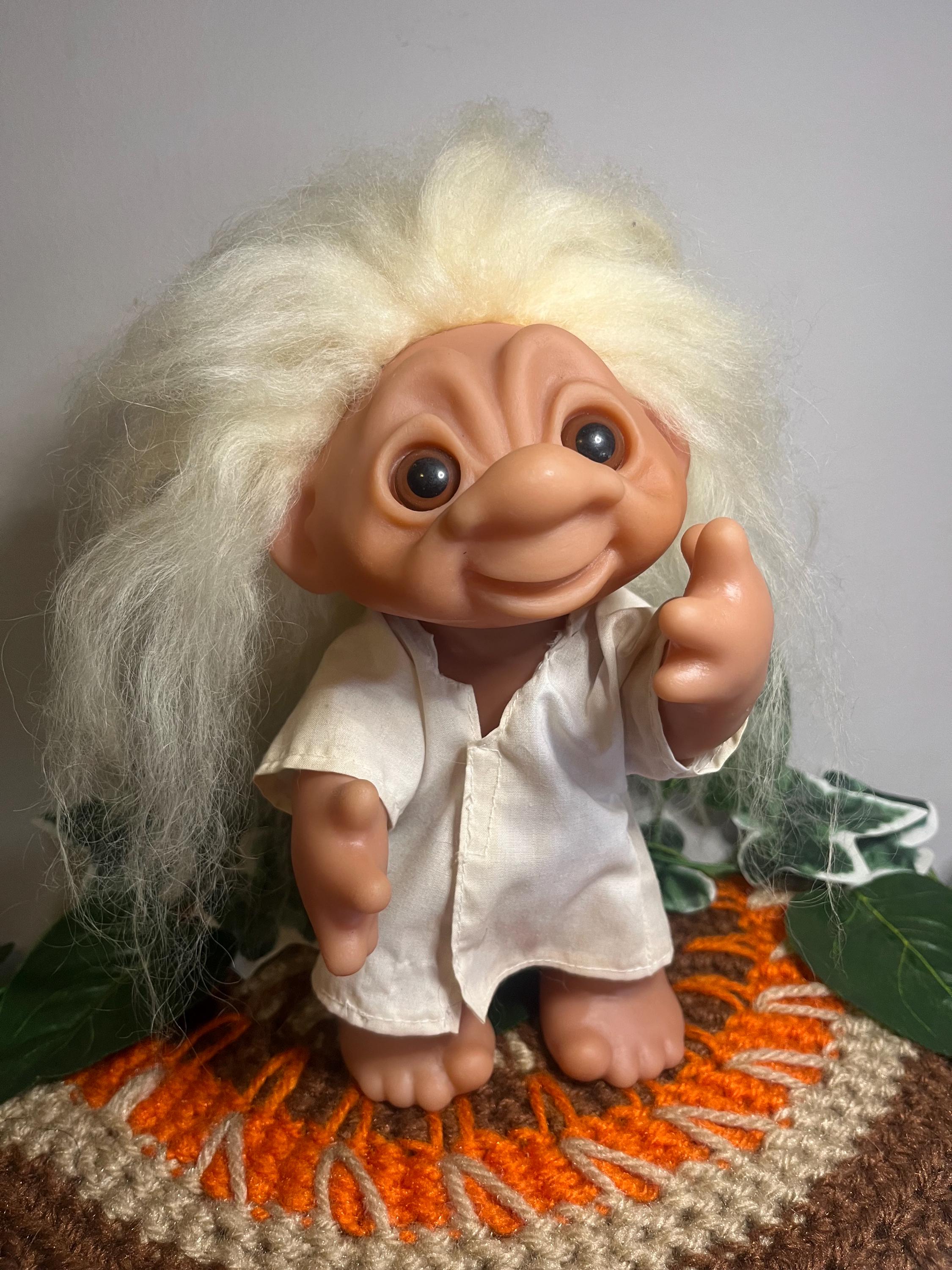 doublet troll doll モヘアニットセーター/カーディガン Thomas Dam Authentic Denmark Troll Dolls Scandia Norfin 60's 70's