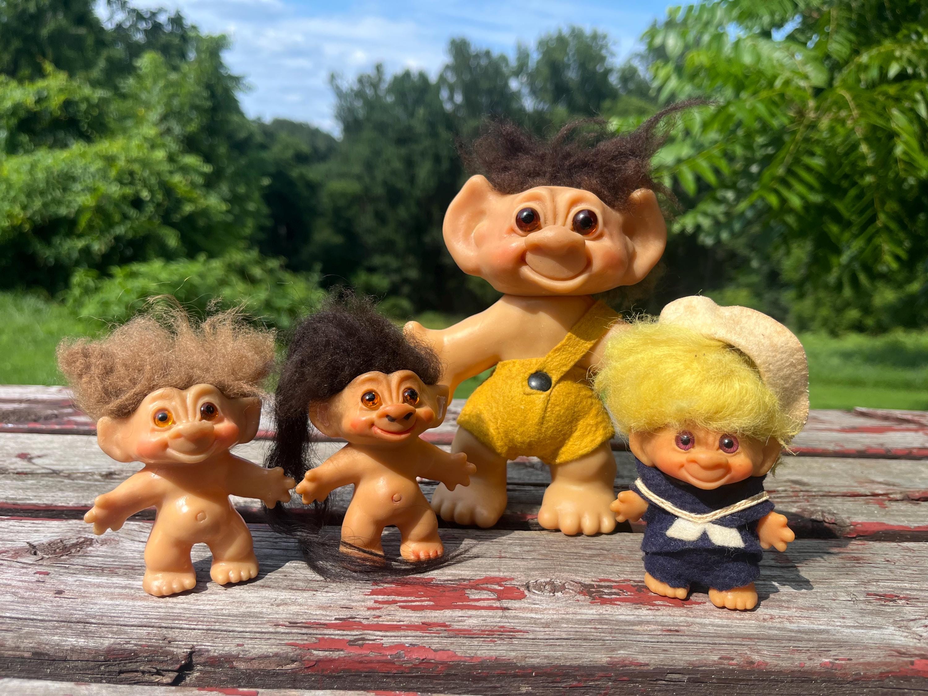新品　YARIE ヤリエTRoll TRoll Limited 110個セット Original Troll Dolls Vintage 1960's Thomas Dam Small Large Real