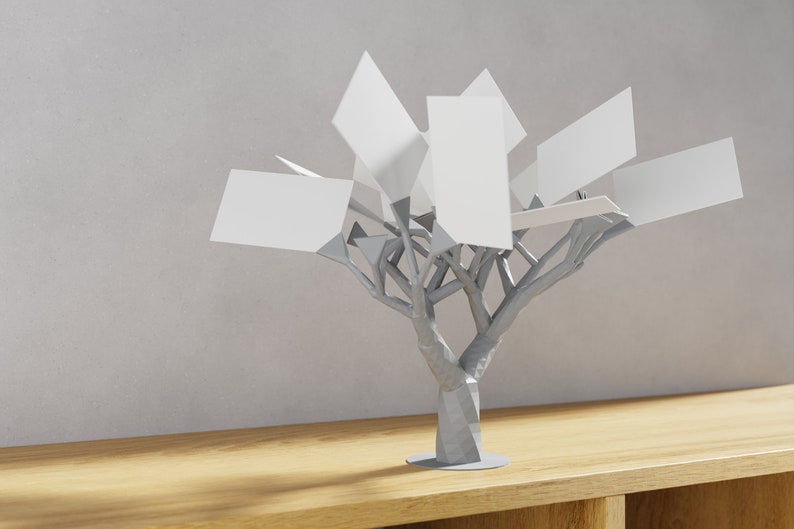 The Business Tree, einzigartiger organischer 3D-Druck, Bürodekor Bild 3