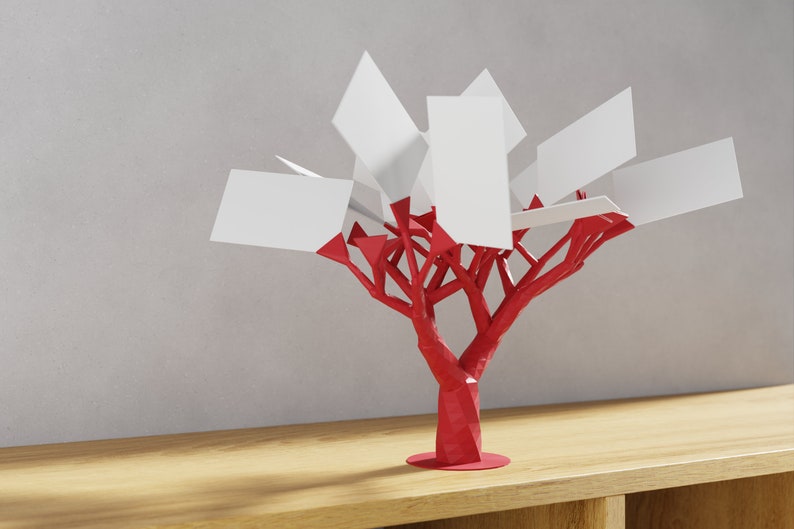 The Business Tree, einzigartiger organischer 3D-Druck, Bürodekor Bild 6