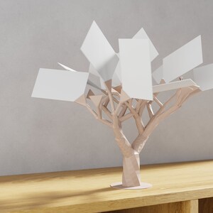 The Business Tree, einzigartiger organischer 3D-Druck, Bürodekor Bild 2