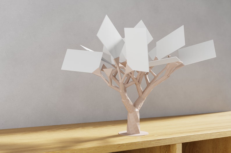 The Business Tree, einzigartiger organischer 3D-Druck, Bürodekor Bild 2