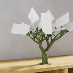 The Business Tree, einzigartiger organischer 3D-Druck, Bürodekor Bild 5