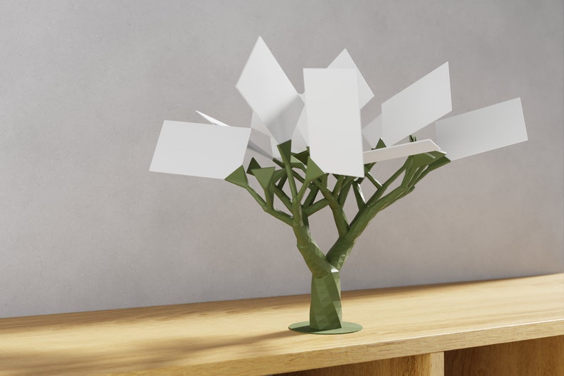 The Business Tree, einzigartiger organischer 3D-Druck, Bürodekor Bild 5