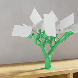 The Business Tree, einzigartiger organischer 3D-Druck, Bürodekor Bild 7
