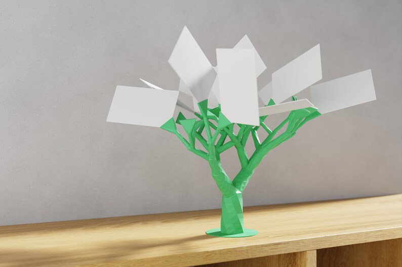 The Business Tree, einzigartiger organischer 3D-Druck, Bürodekor Bild 7