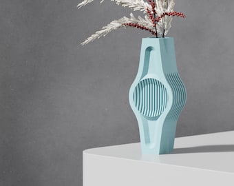 Le Miro – Vase design imprimé en 3D durable | Biodégradable | Différentes hauteurs | Variété de couleurs mates