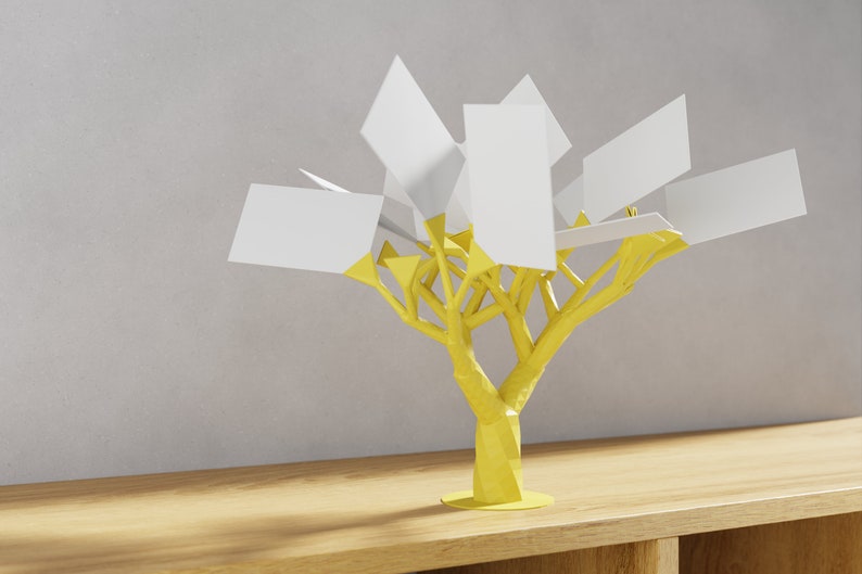 The Business Tree, einzigartiger organischer 3D-Druck, Bürodekor Bild 9