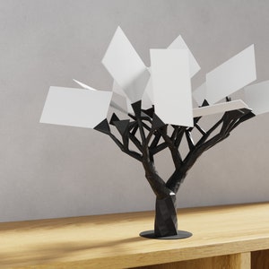 The Business Tree, einzigartiger organischer 3D-Druck, Bürodekor Bild 4