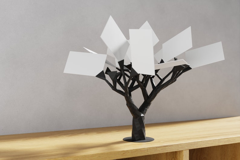 The Business Tree, einzigartiger organischer 3D-Druck, Bürodekor Bild 4
