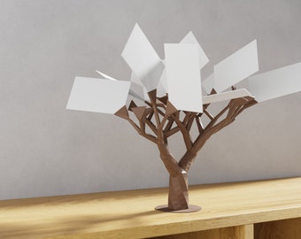 The Business Tree, einzigartiger organischer 3D-Druck, Bürodekor