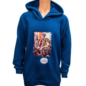 Oversized Bold Blue Ilu Gangan ADEOTI Hoodie