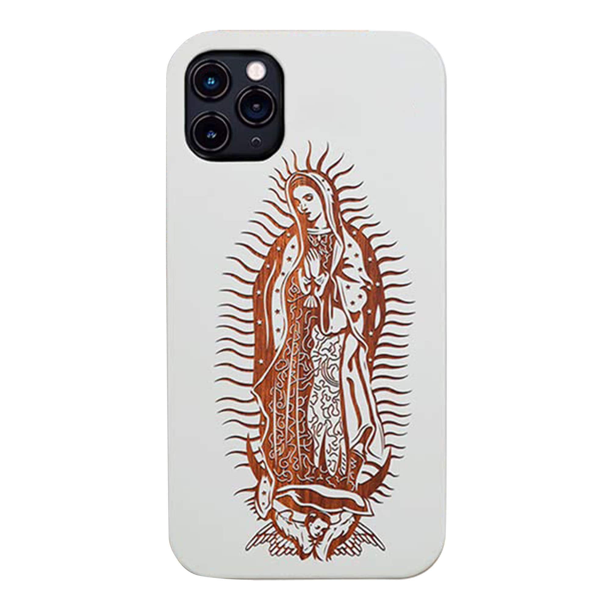 Virgen De Guadalupe, Virgin Mary Wood Phone Case for iPhone Models and