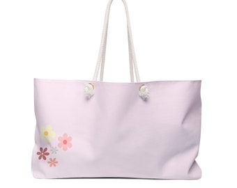 Floral Pink Tote Bag