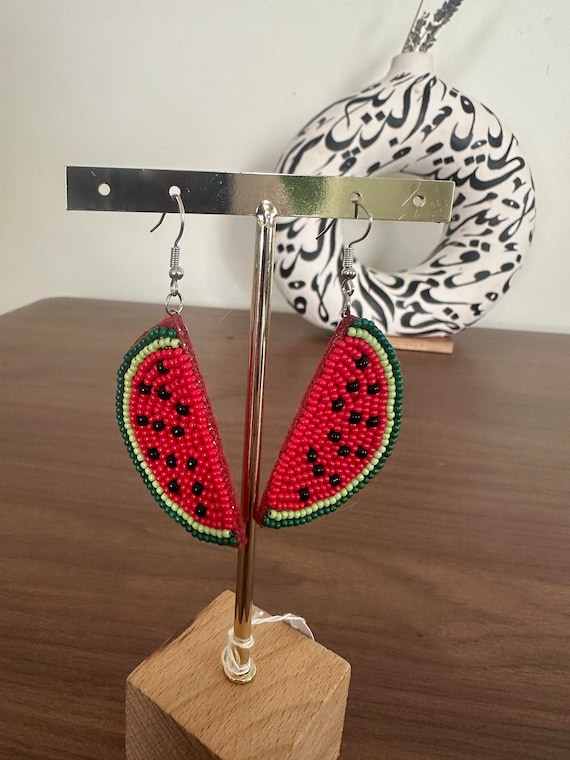 Watermelon Seed Paparazzi You Are One In A Melon Earrings