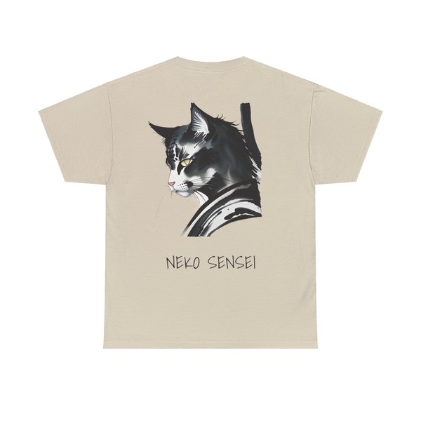 NEKO SENSEI Tee / Cat Ninja / Sweet Cat T-Shirt / Japanese T-Shirt / Kätzchen T-Shirt / Geschenk für sie / Geschenk für ihn / Unisex Tee