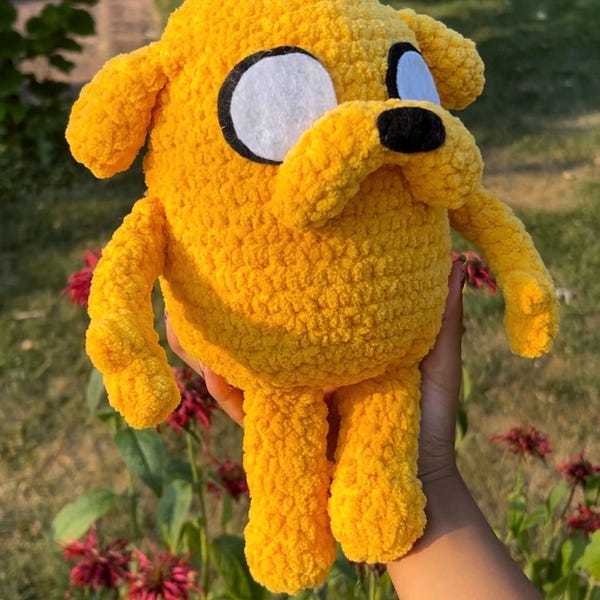 Jake Dog Crochet  plushie pattern NOT PHYSICAL PRODUCT