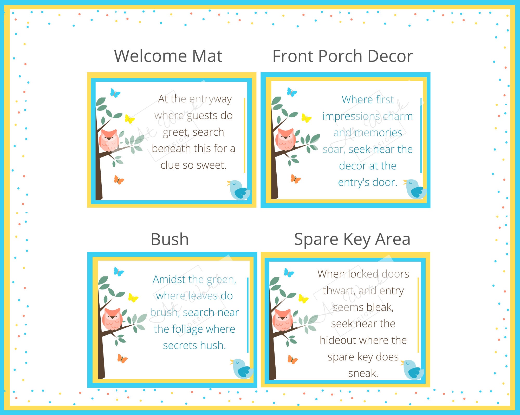 Difficult Outdoor Treasure Hunt Clues - Outdoor Scavenger Hunt Teen ...