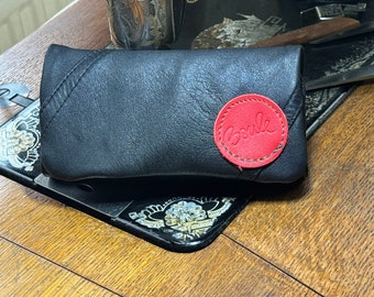 Tobacco Case, Tobacco Pouch, Tobacco Bag, Men Tobacco Pouch, Cigarette Bag, Men Cigarette Pouch, Cigarette Case, Recycled Leather