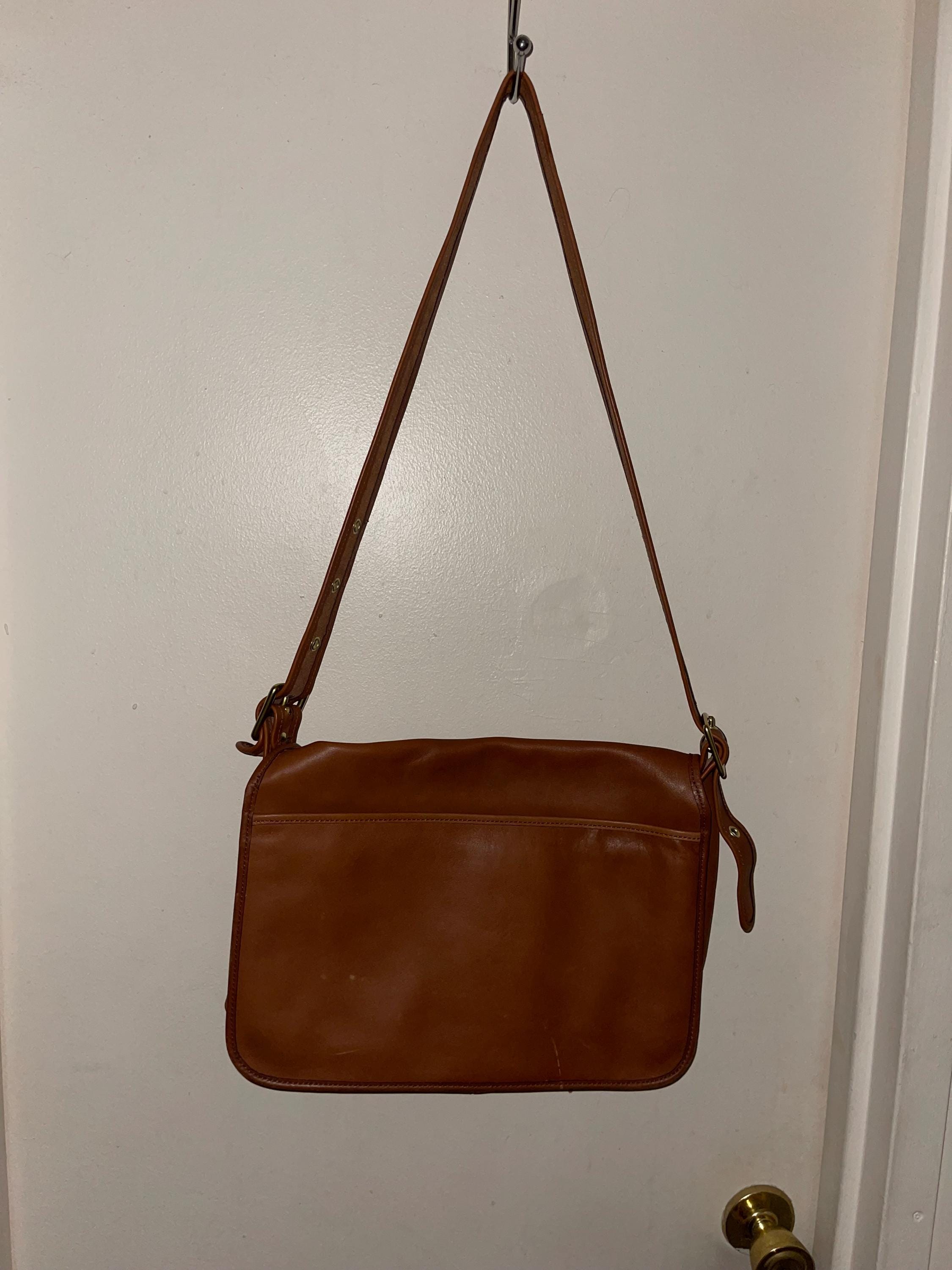 Coach Vintage Messenger Bag Shoulder 茶 COACH VINTAGE Field Messenger Crossbody - Etsy