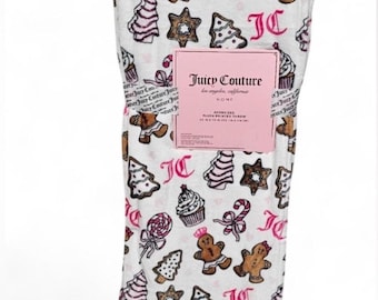 Custom Juicy Couture Logo Pink Arctic Fleece Blanket - Etsy