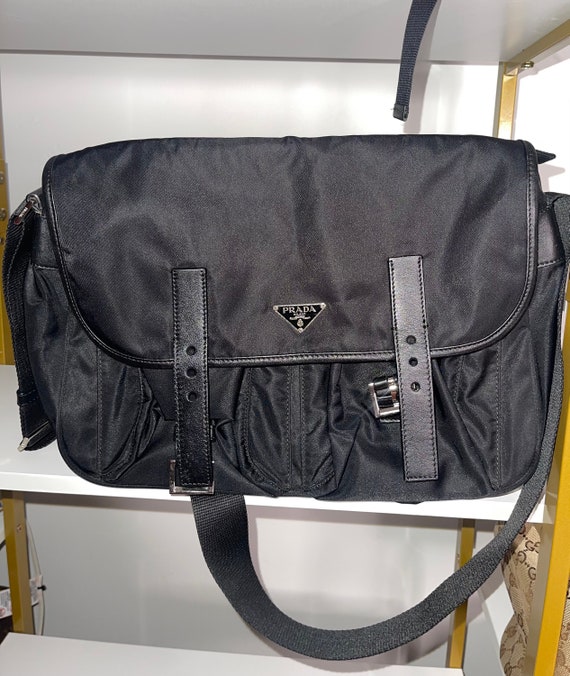 Vintage Prada Nylon Messenger Bag