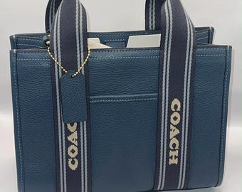 Coach Signature Python Stripe Tote Bag Purse F25706 - Etsy