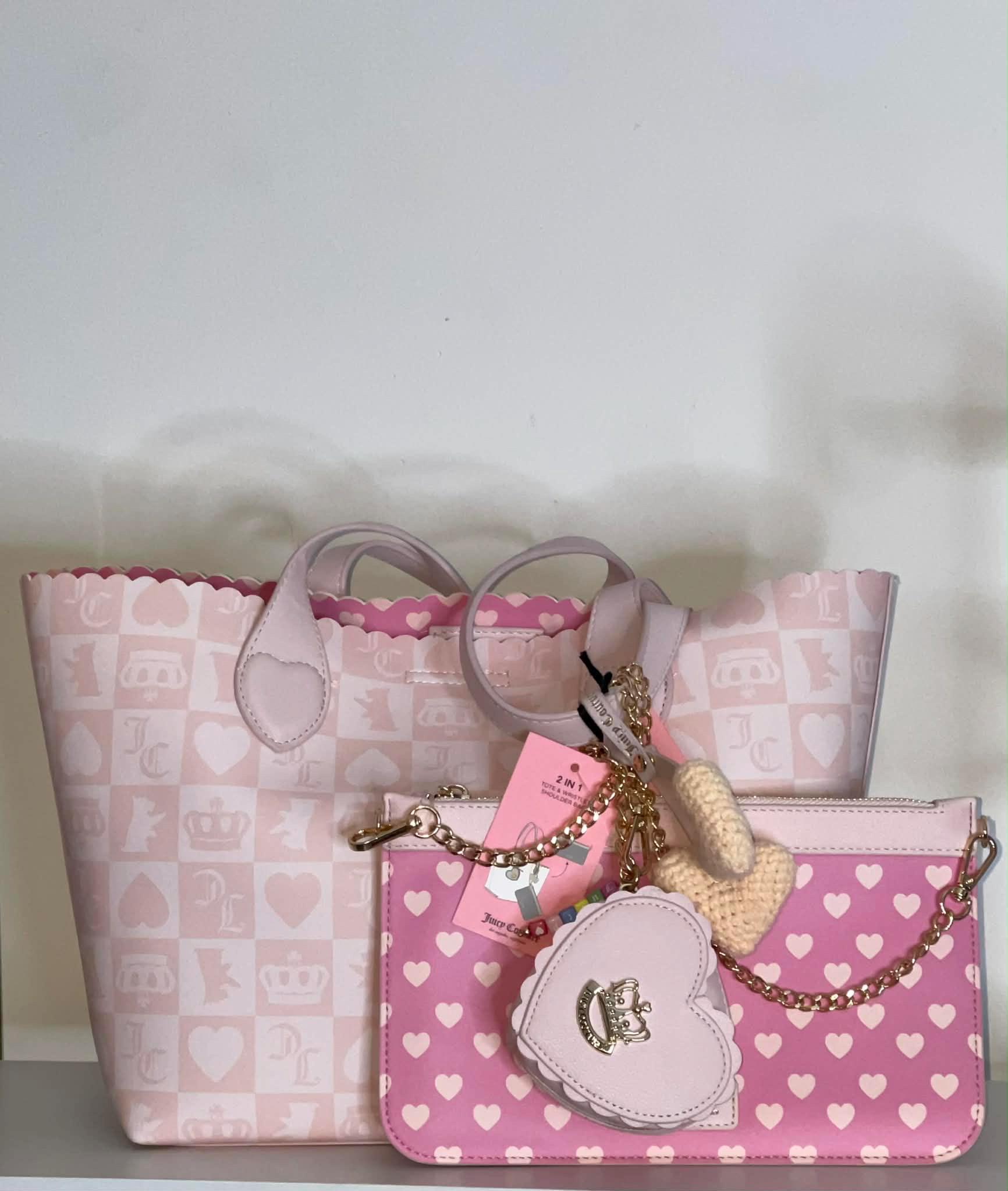 Juicy Couture Classic Scottie Dog Pink Tote - Etsy display picture 1
